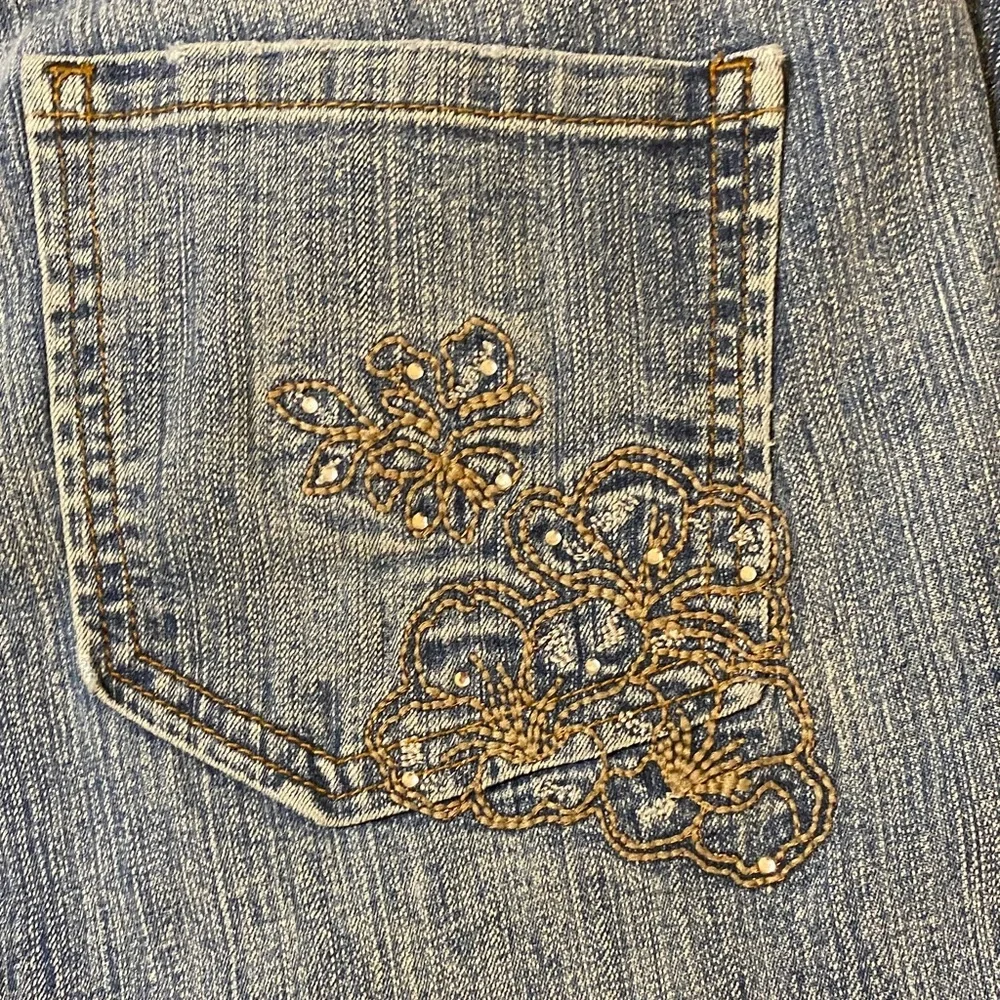 L.e.i. Ashley Ultra Lowrise Women's Light Blue Denim Jeans Size Junior 9 - Picture 8 of 16